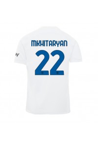 Fotbalové Dres Inter Milan Henrikh Mkhitaryan #22 Venkovní Oblečení 2023-24 Krátký Rukáv